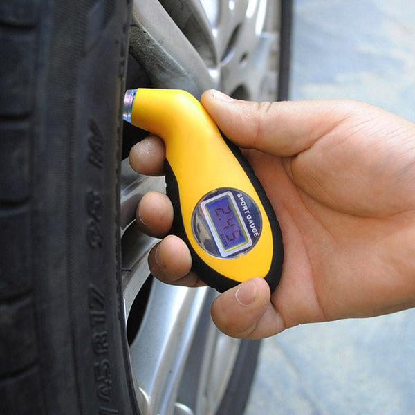 Portable Air Pressure Tire Gauge Meter