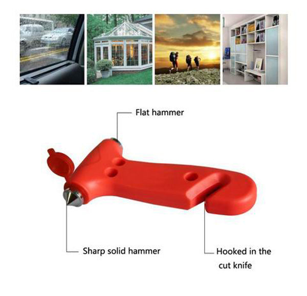 Multifunction Safety Glass Breaker Hammer
